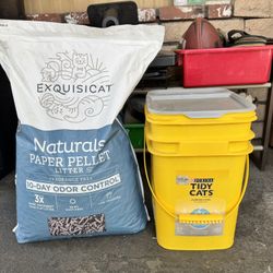 ExquisiCat Litter Multi-Cat Paper Pellet Cat Litter 25 Lb