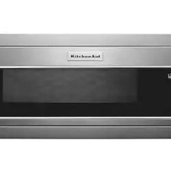New KitchenAid - 1.1 Cu. Ft. Built-In Low Profile Microwave with Slim Trim Kit - Stainless Steel