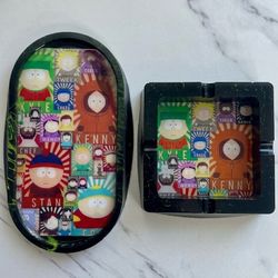 South Park Ashtray & Tray Set – Cartoon Collectible Decor