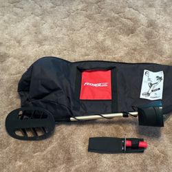 Fisher F4 metal detector with bag, and digging. tool excellent condition Used Twice