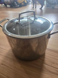 Henckels Tri-Ply Clad Stainless Steel 8-Quart Stock Pot With Lid
