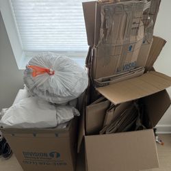Moving Boxes And Packing Paper