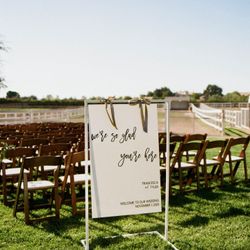 Acrylic Wedding Sign
