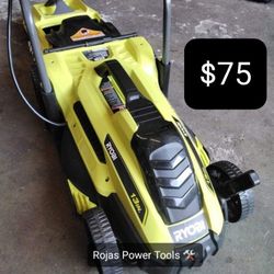 RYOBY 11AMP 13 ELECTRIC LAWN MOWER PUSH 
