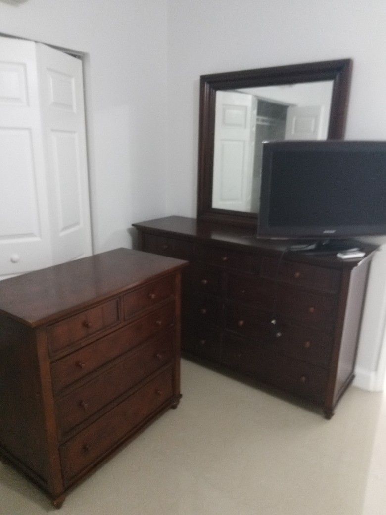 Dresser And Mirror