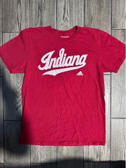 Adidas Indiana Hoosiers Red T Shirt Mens Medium