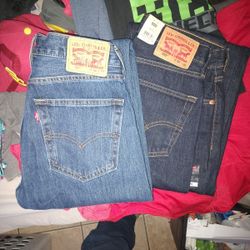 NEW - 2 Pair Levi's 505 Jeans 30 X 30