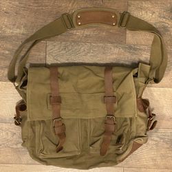 Canvas And Leather Gear Bag