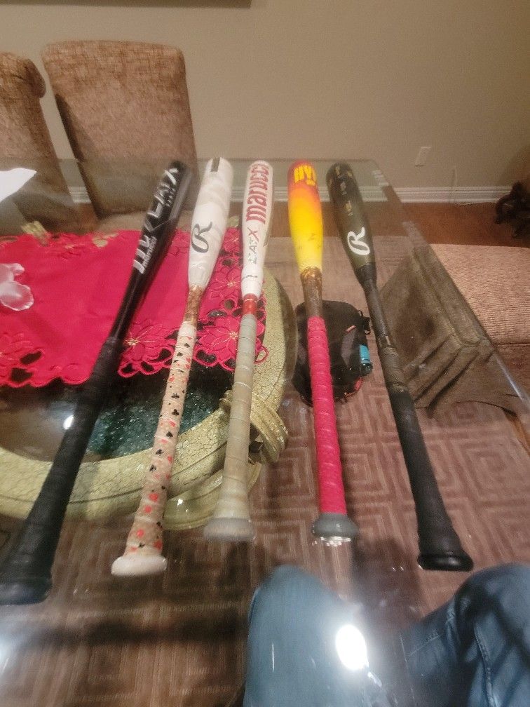 Baseball Bats For Sale. My Son Ha Grown Out Of Them.