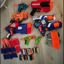 10 Nerf guns