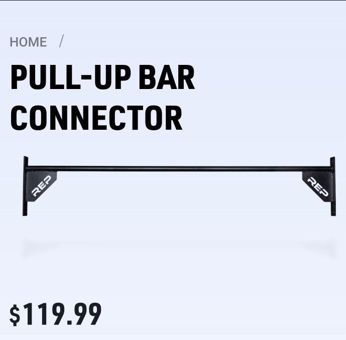 Rep Rack Pull Up Bar Rep Fitness Pull Up Bar Connector x 2 for Sale in North Las Vegas, NV ...