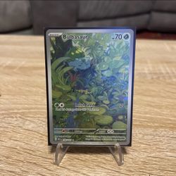 Pokémon Cards Bulbasaur 166/165 Illustration Rare Pokemon 151 - (NM)