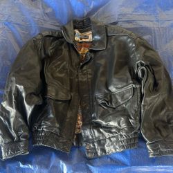 Black Leather Jacket M 