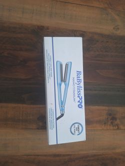 BabylissPRO Nano Titanium Ultra-Sleek Hair Straightener, Flat Iron for All Hair Types