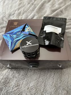 New Herb Stash Box Grinder Pipe Kit