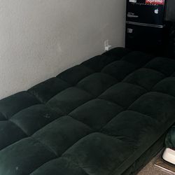 *MOVE OUT SALE*Beautiful Emerald Green Futon