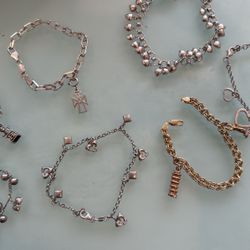 Sterling Silver Charm Bracelets 