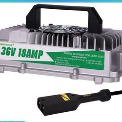 36 Volt 18 Amp D Style Plug Golf Cart battery Charger for EZGO TXT Golf Cart