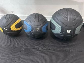 Medicine Balls (6LB, 10LB, 15LB)