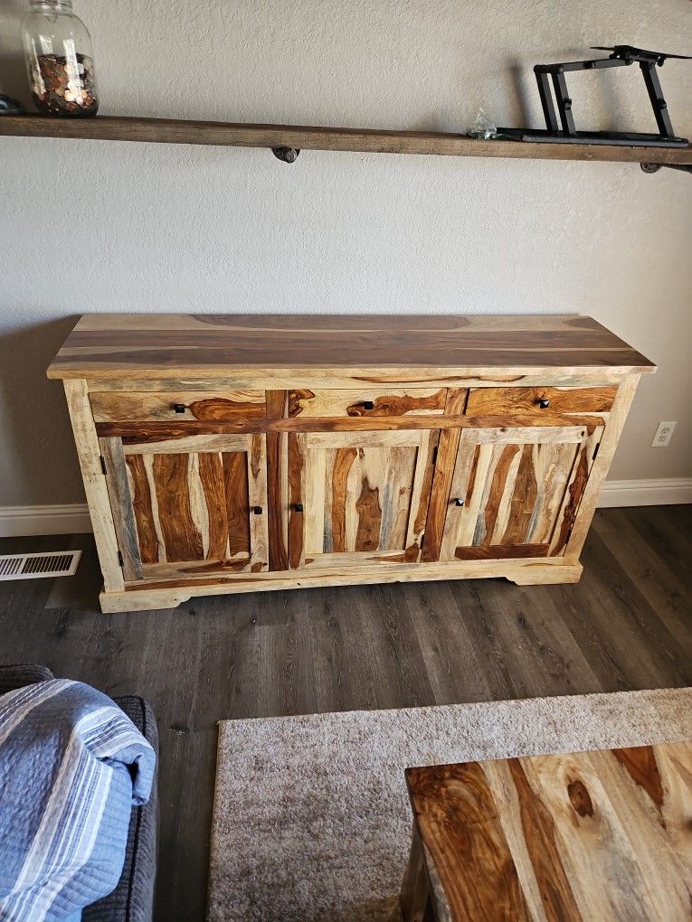Solid Hardwood Sideboard Cabinet