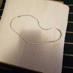 19 Inch Sterling silver Necklace.