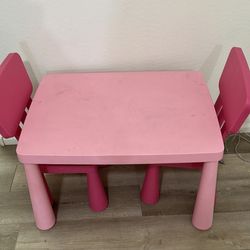 IKEA table & chair $35