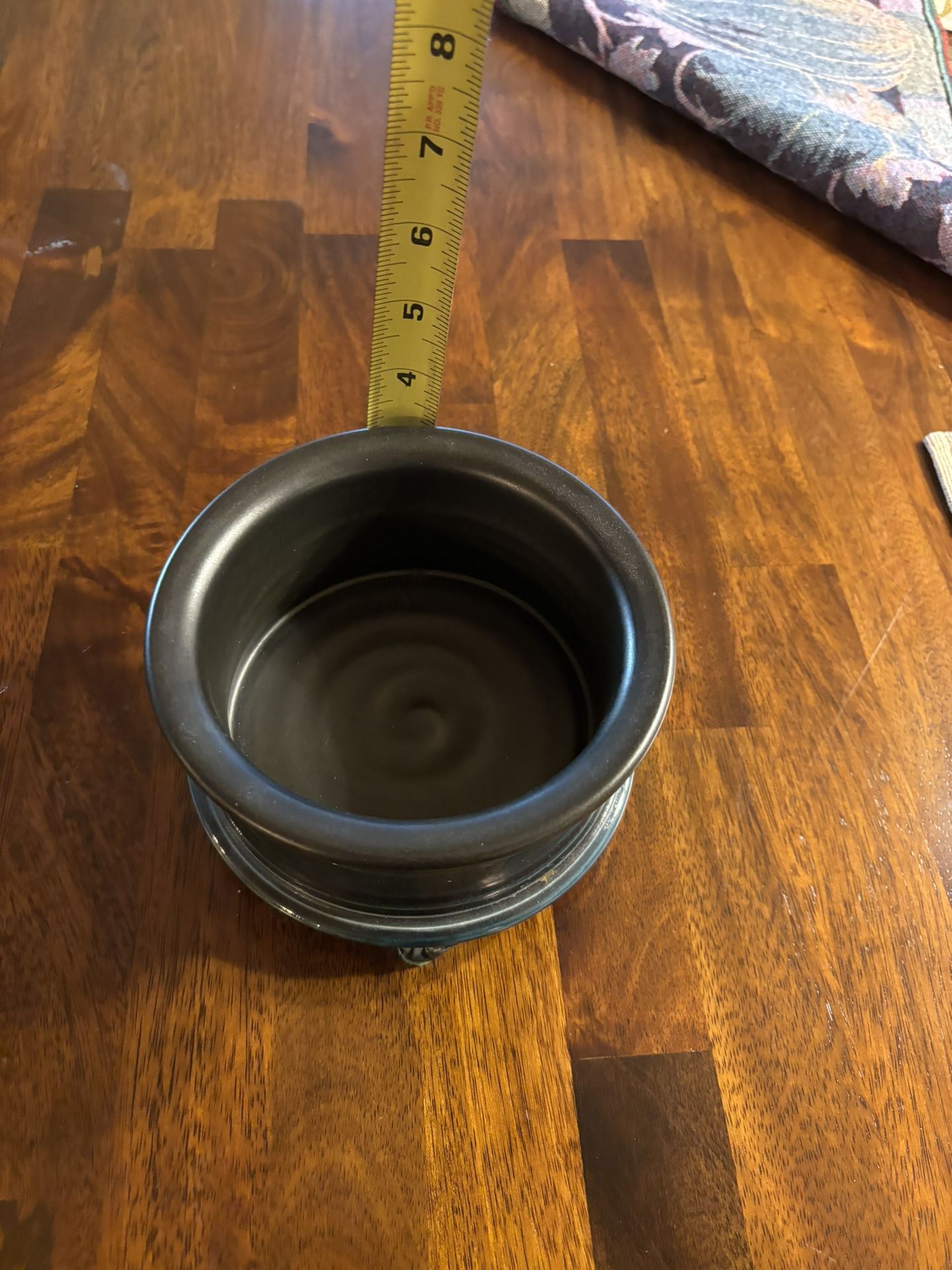 Beautiful pottery planter or candle holder