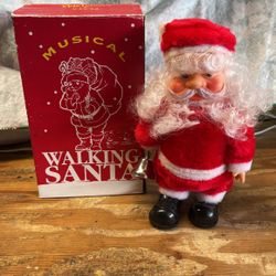 Vintage Santa w/Box