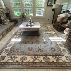 Gorgeous $3,500 Pottery Barn + Nourison Wool/Silk Rug 8’ X 11’ — Excellent Condition!