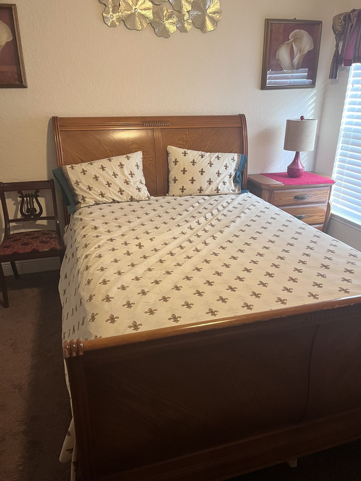 Queen Bed Mattress Included