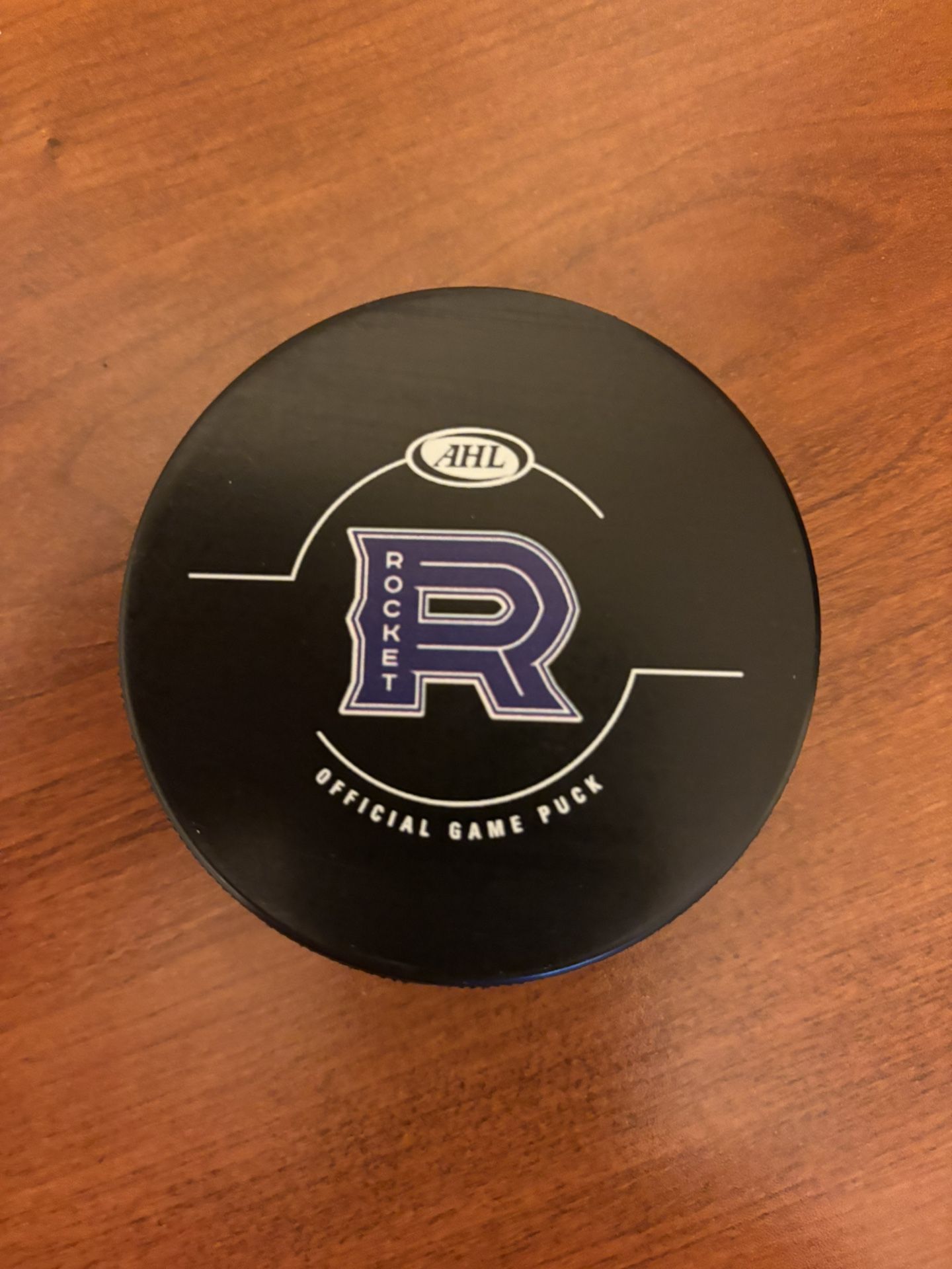 Ahl Laval Rocket Game Puck
