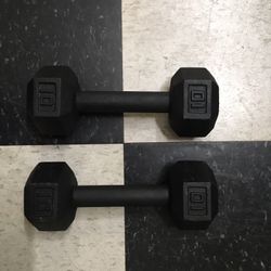 (2) 10 lb Dumbells