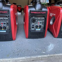 Predator Generators All Sizes Available 2000-9500 Watts’s 200$$ And Up 