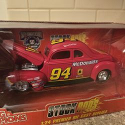 Racing Champions Stock Rods 1:24 Premier Die Cast McDonalds 1940 Ford Coupe #94