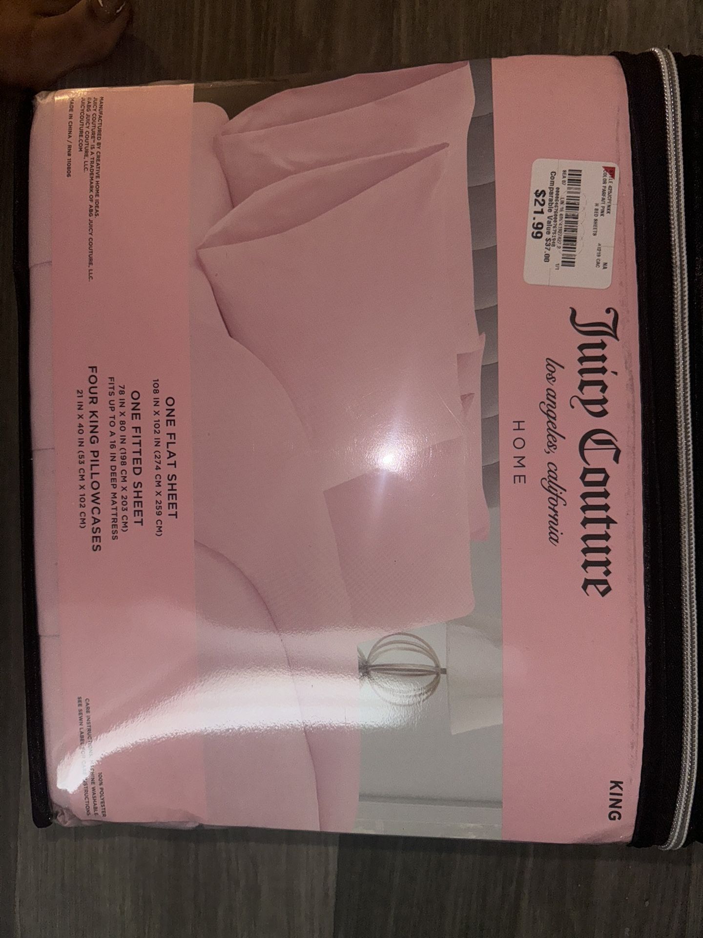 Juicy Couture King Sheets