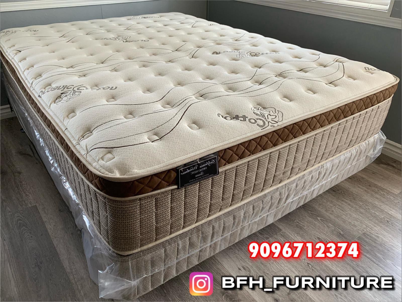 King organic cloud edition Europillow top 12inch Matres Andboxspring!