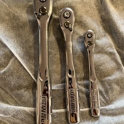 Dewalt 3 Piece Wrench Ratchet 72 Tooth