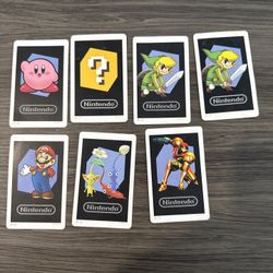 Nintendo 3DS Augmented Reality AR Cards Set Of 7