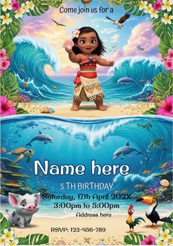 Birthday mobile digital invitations