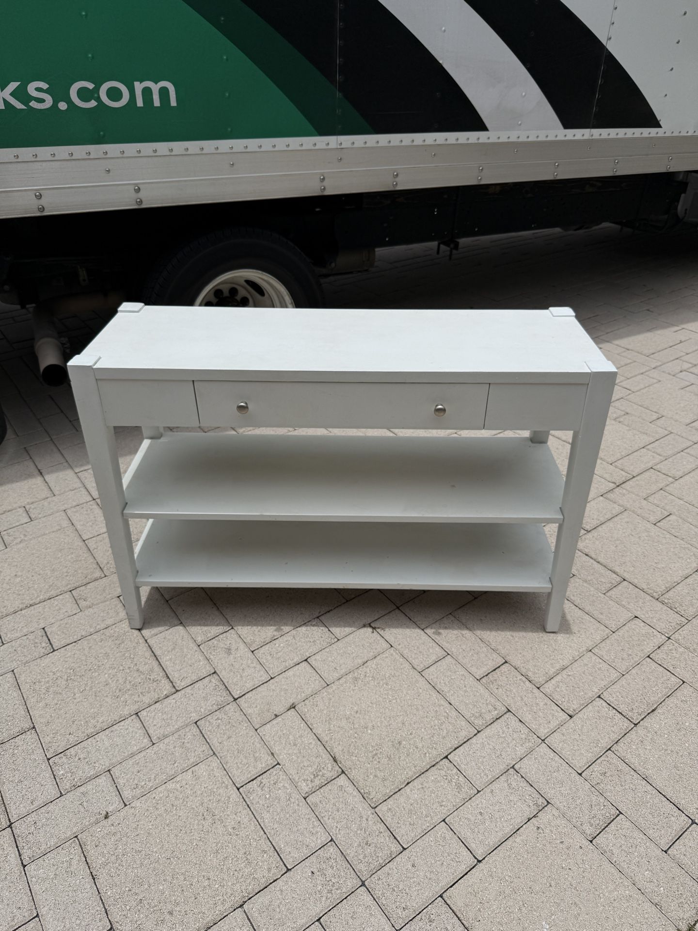 Entryway/Console Table with two shelves and Storage Drawer