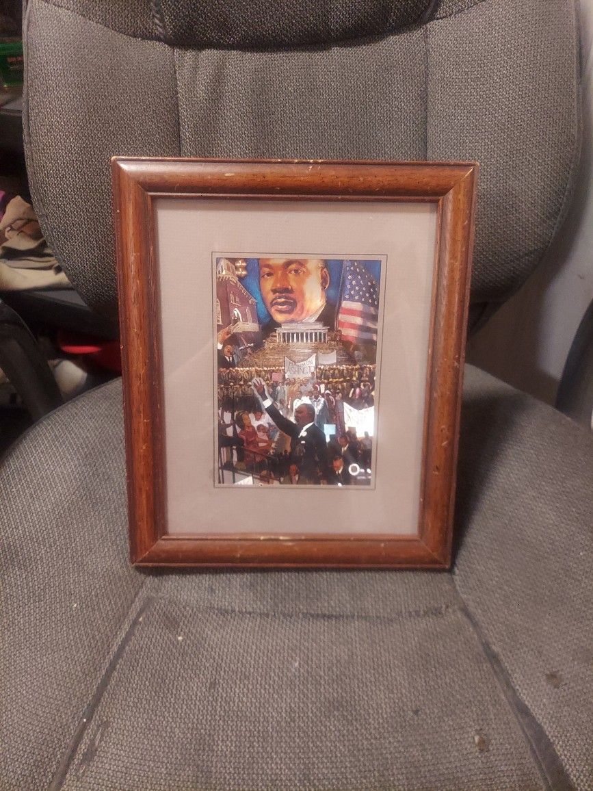 Martin Luther King Jr. Memorial Collage Art Holographic