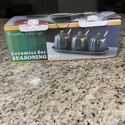 Ceramics Set Seasoning Pot