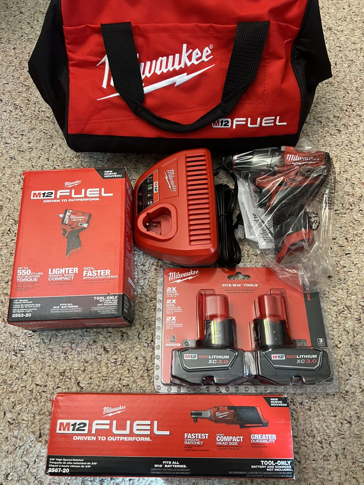 *New* Milwaukee M12 Fuel Tool Combo