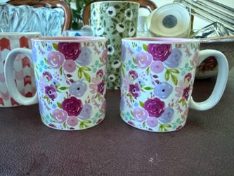 Tazas florales