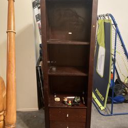 Nice, beautiful, brown wood shelf