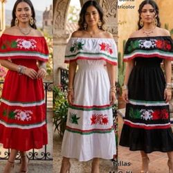 Beautiful Mexican Dress - Hermosos Vestidos Mexicanos✨Prices Vary - Precios Varian✨