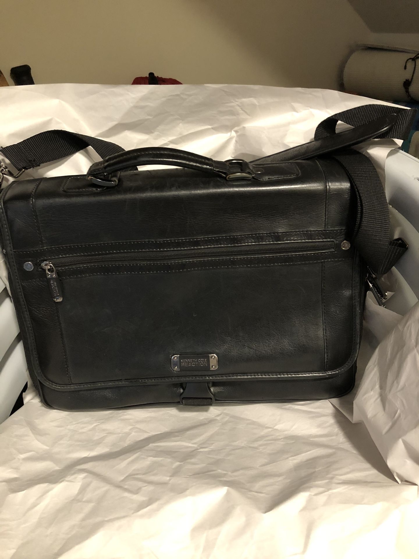 Leather briefcase