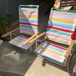2 Beach Chairs
