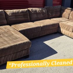 Large U-Shaped Sectional Sofa – Made in Mexico