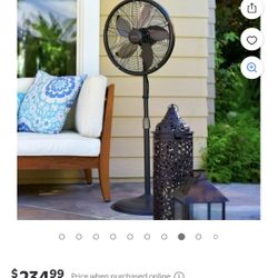 SPT 18 in. Oscillating Misting Fan